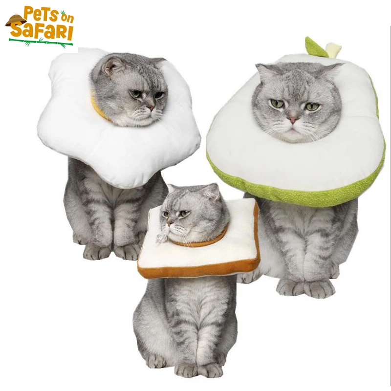 

Ошейник для защиты домашних животных, котят, регулируемый ошейник для защиты от укусов, круг Элизабет, пуппиавокадо, поджаренный поставщик