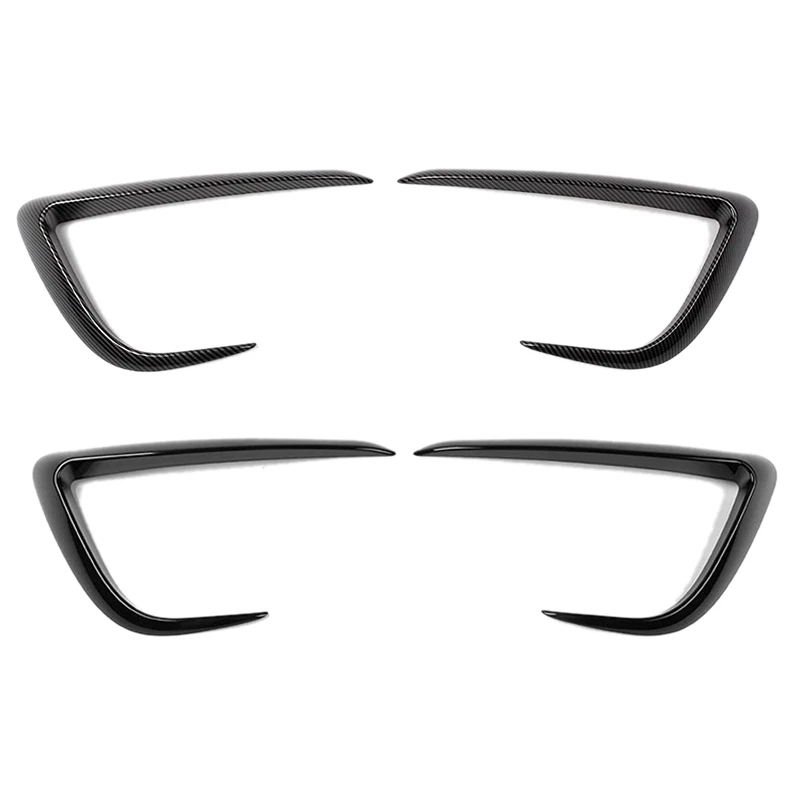 

Передняя противотуманная фара для Tesla Model Y 2021, декоративный ветровой нож для бровей, защитная рамка, полоска