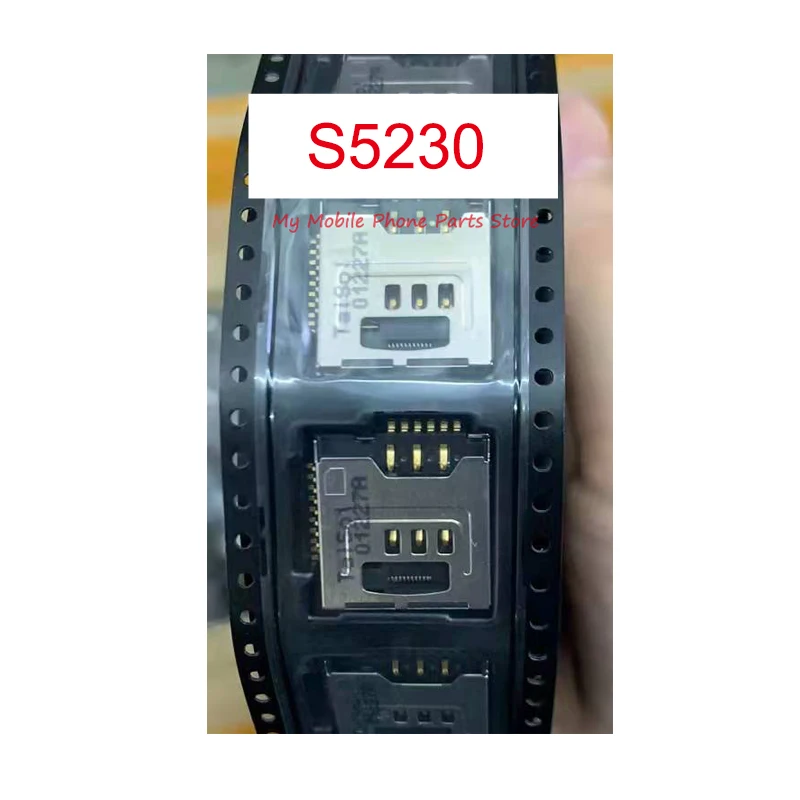 

Держатель для считывателя Sim-карт разъем Слот для Samsung Galaxy S5230 S5233C S3930 слот для Sim-карты Запасные части для ремонта