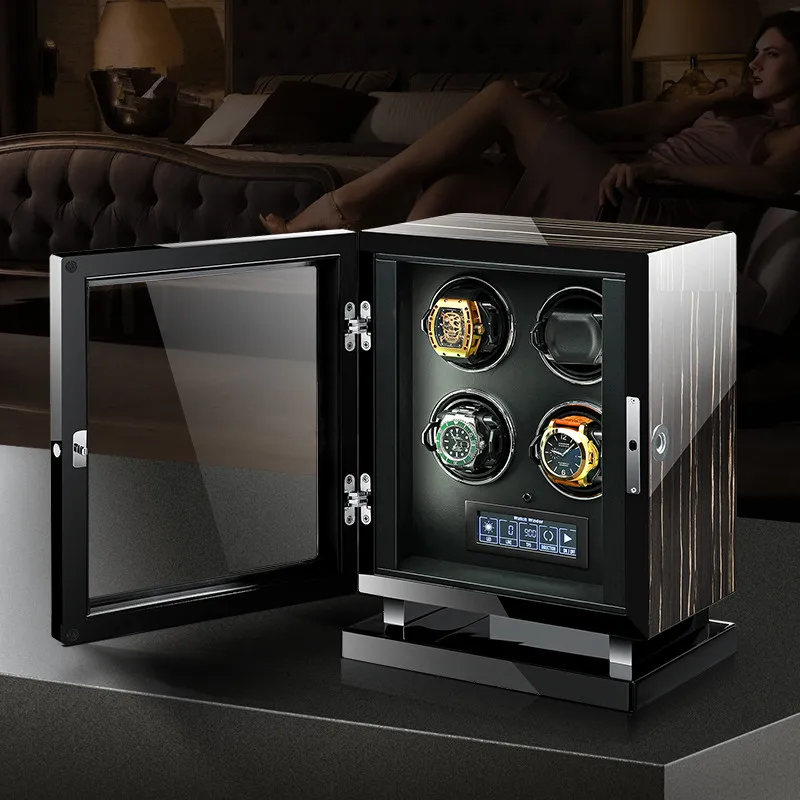 Коробка для намотки часов с 6 ячейками коробка хранения механических