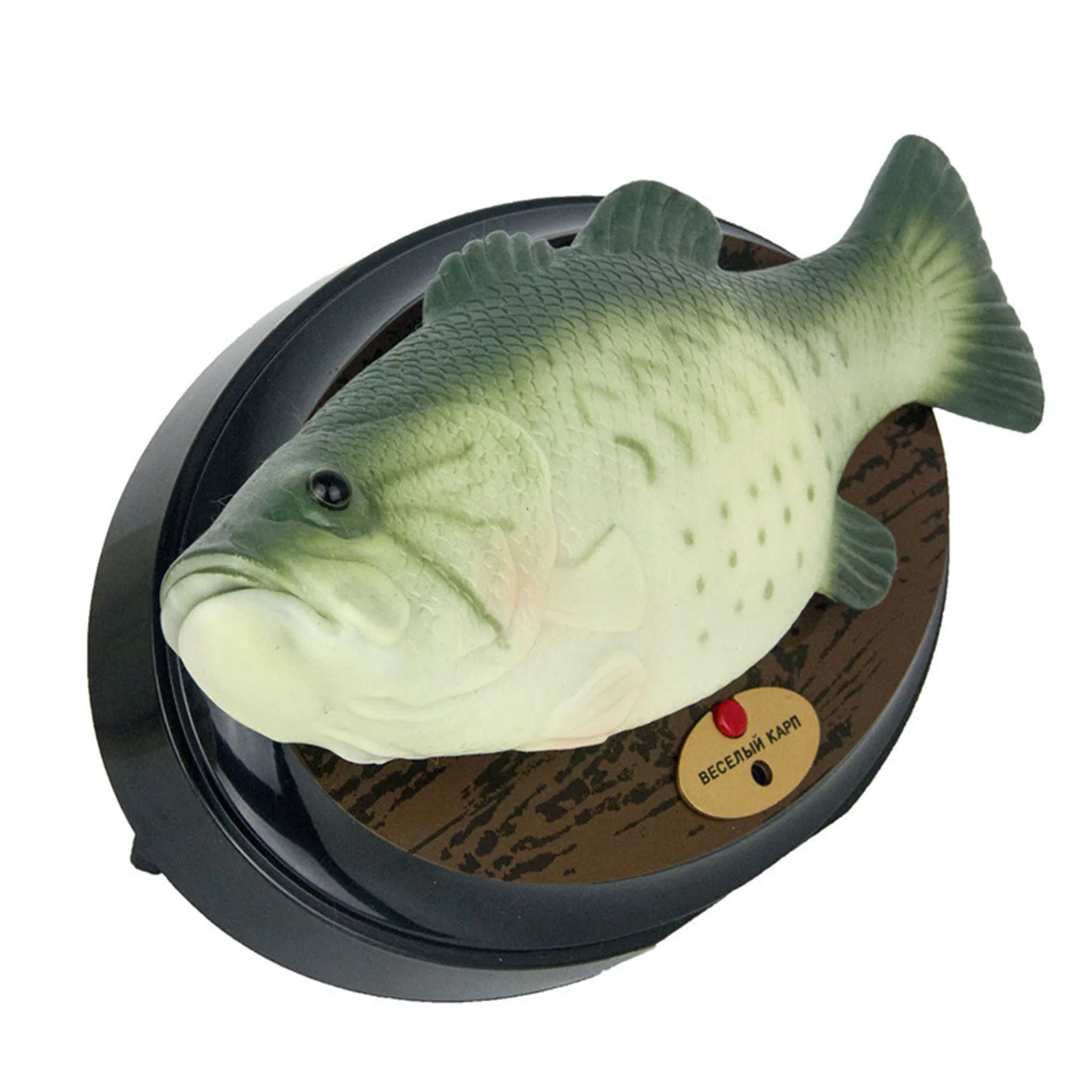 

Funny Electronic Singing Plastic Fish Battery Powered Robot Toy Simulation Fishes Novelty Spoof Toys Halloween Decorating Play