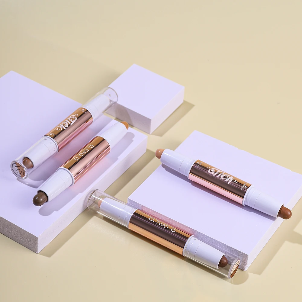 

New Contour Stick Double Head Pen Bronzers Concealer Waterproof Matte Stick Highlighters Shadow Contouring Pencil Cosmetics