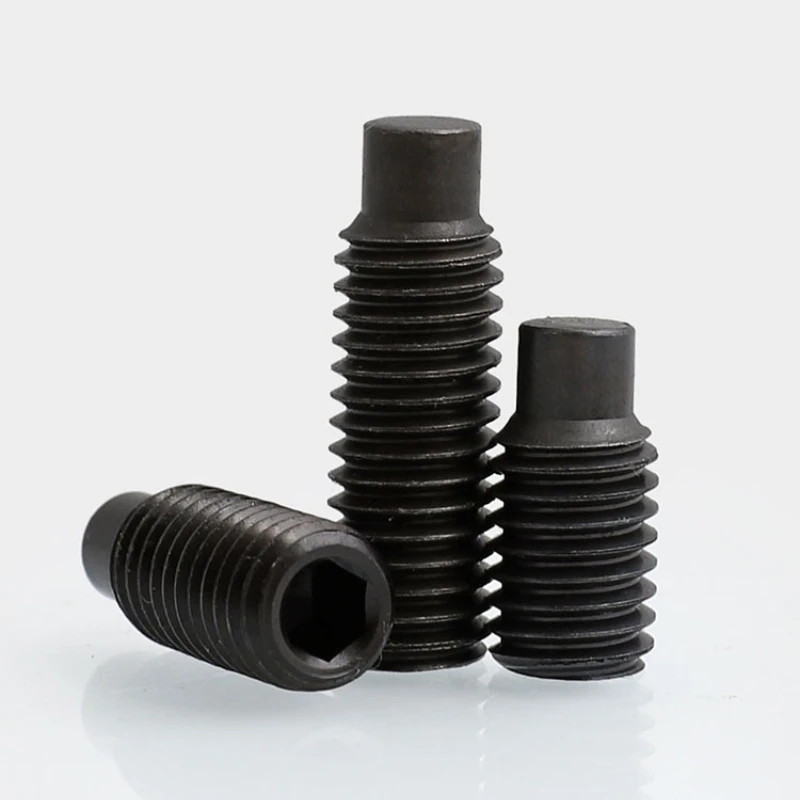 

M3M4M5M6M8M10M12 12.9 level headless convex end tightening screw cylindrical head machine meter screw top wire
