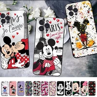 bandai mickey mouse phone case for iphone 11 12 13 mini pro xs max 8 7 6 6s plus x 5s se 2020 xr case