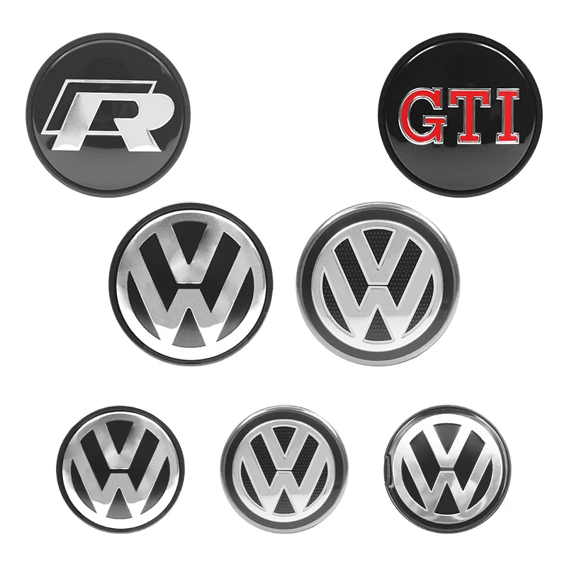 Фото Комплект из 4 колпачков для центра диска колеса (55 мм, 65 мм) для Volkswagen VW Golf 4 5 6, Passat, Jetta, Beetle, CC, Bora, Polo, Touareg, Tiguan №3