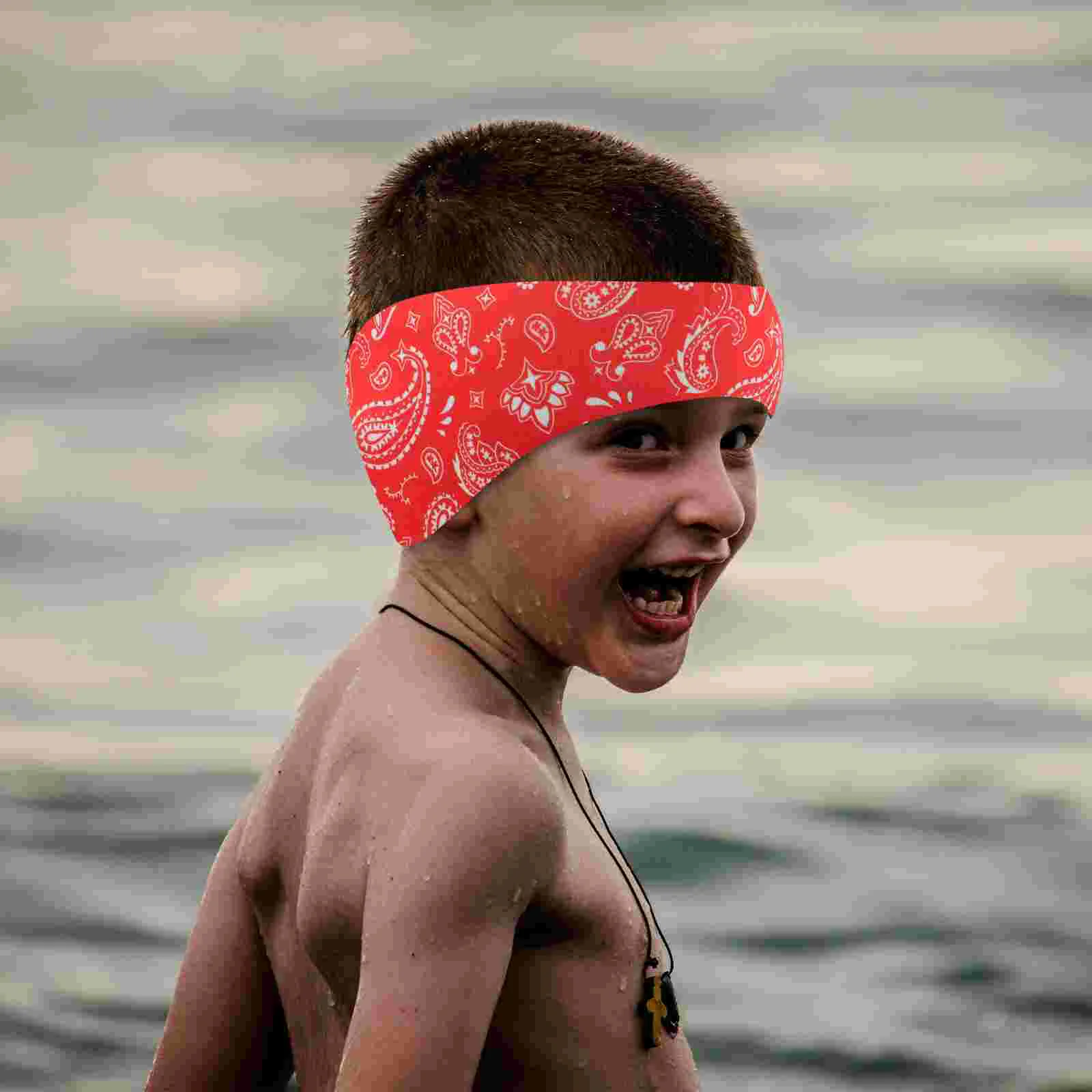 

4 Pcs Headbands Kids Ear Swimming Universal Diving Material Sbr Bathing Adjustable Protector For Ears Child