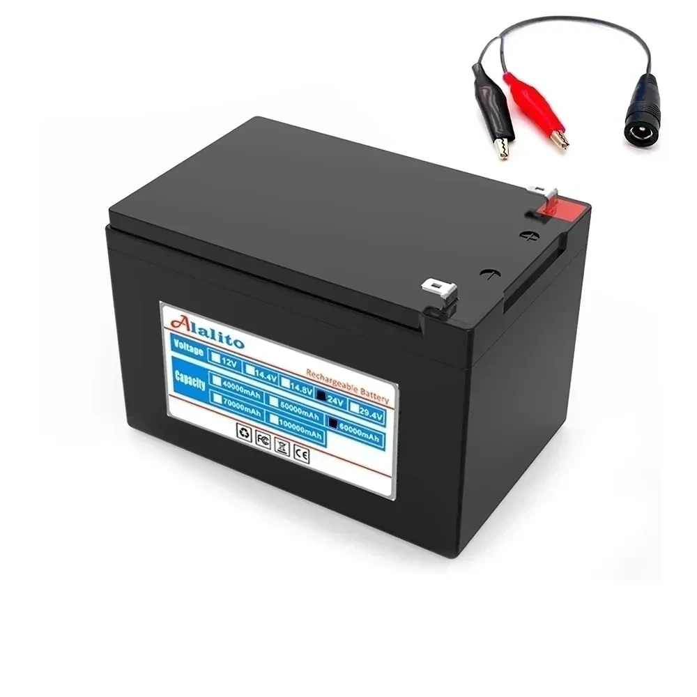 Аккумулятор Alalito 6s4p 24 В 18650 Ач 25 2 литий-ионный аккумулятор большой емкости 100000 в