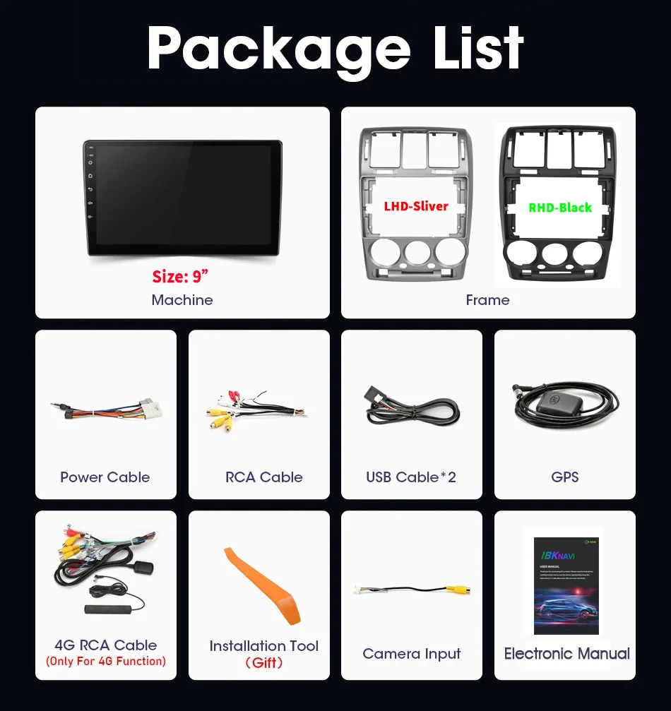 Автомобильный радиоприемник Android 14 мультимедиа для Hyundai Getz 2002-2011 беспроводной