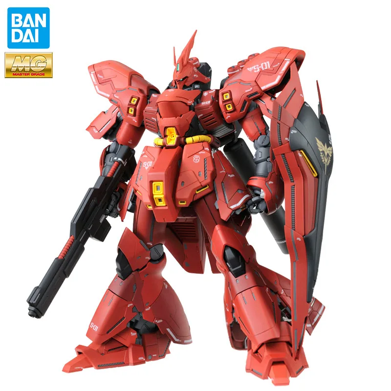 

In Stock Original Bandai 1/100 MG SAZABI Gundam Ver.Ka MSN-04 Assembly Model Anime Figure Action Figures Doll Mobile Suit Gundam