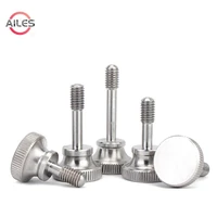 m3 m4 m5 m6 m8 304 stainless steel knurl high step head hand tighten thumb screws with waisted shank curtain wall glass lock