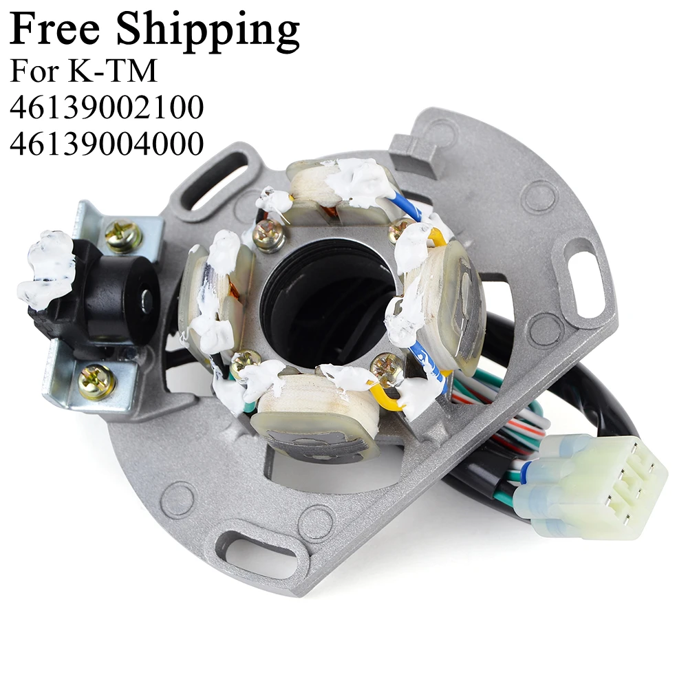 Катушка статора мотоцикла для KTM 65 105 XC SX 85 SXS 46139002100 46139004000 для Husqvarna TC 85 2014-2017, катушка магнитного генератора