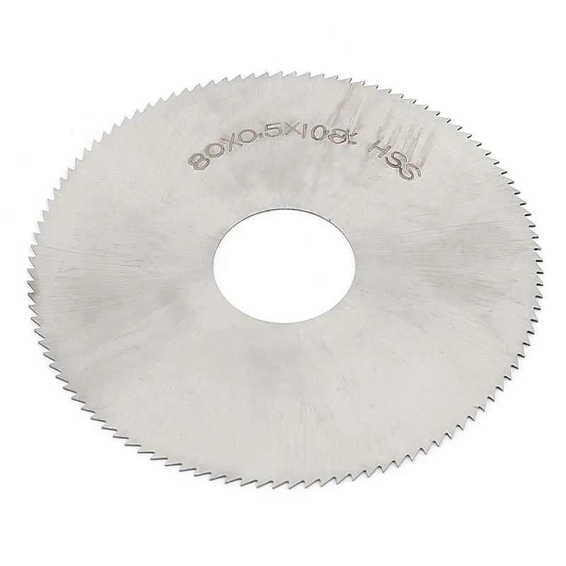 

High Speed Steel 108T Slitting Saw Blade 80mm x 0.5mm x 22mm