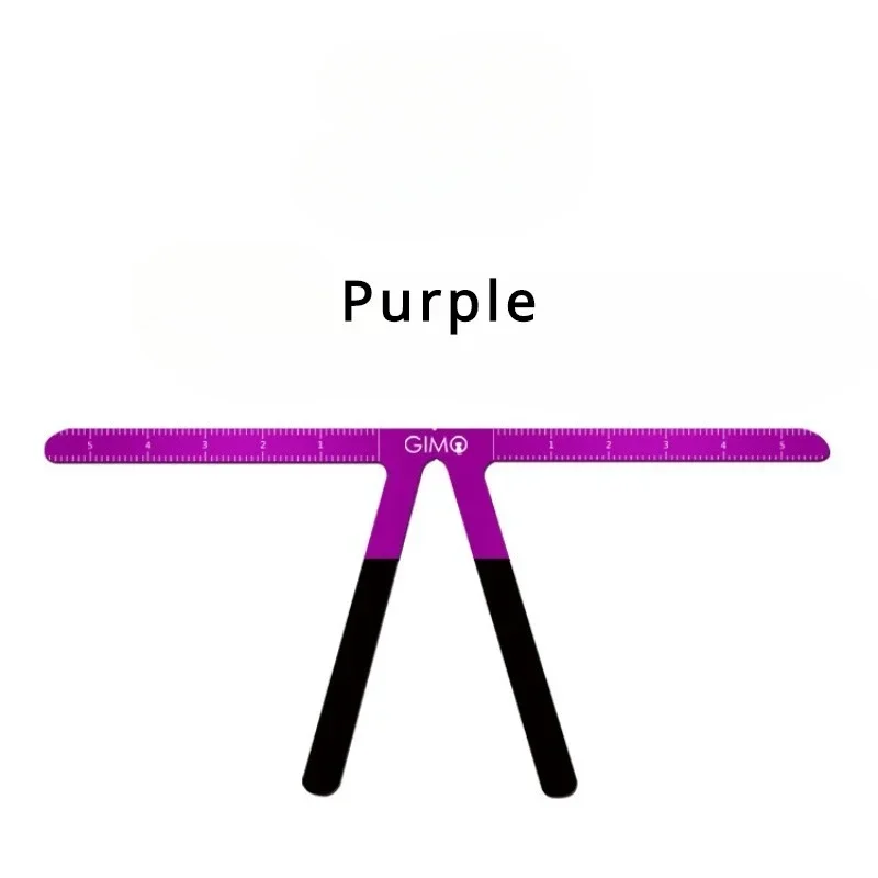 1 шт. профессиональная трафаретная линейка для измерения бровей трехточечная