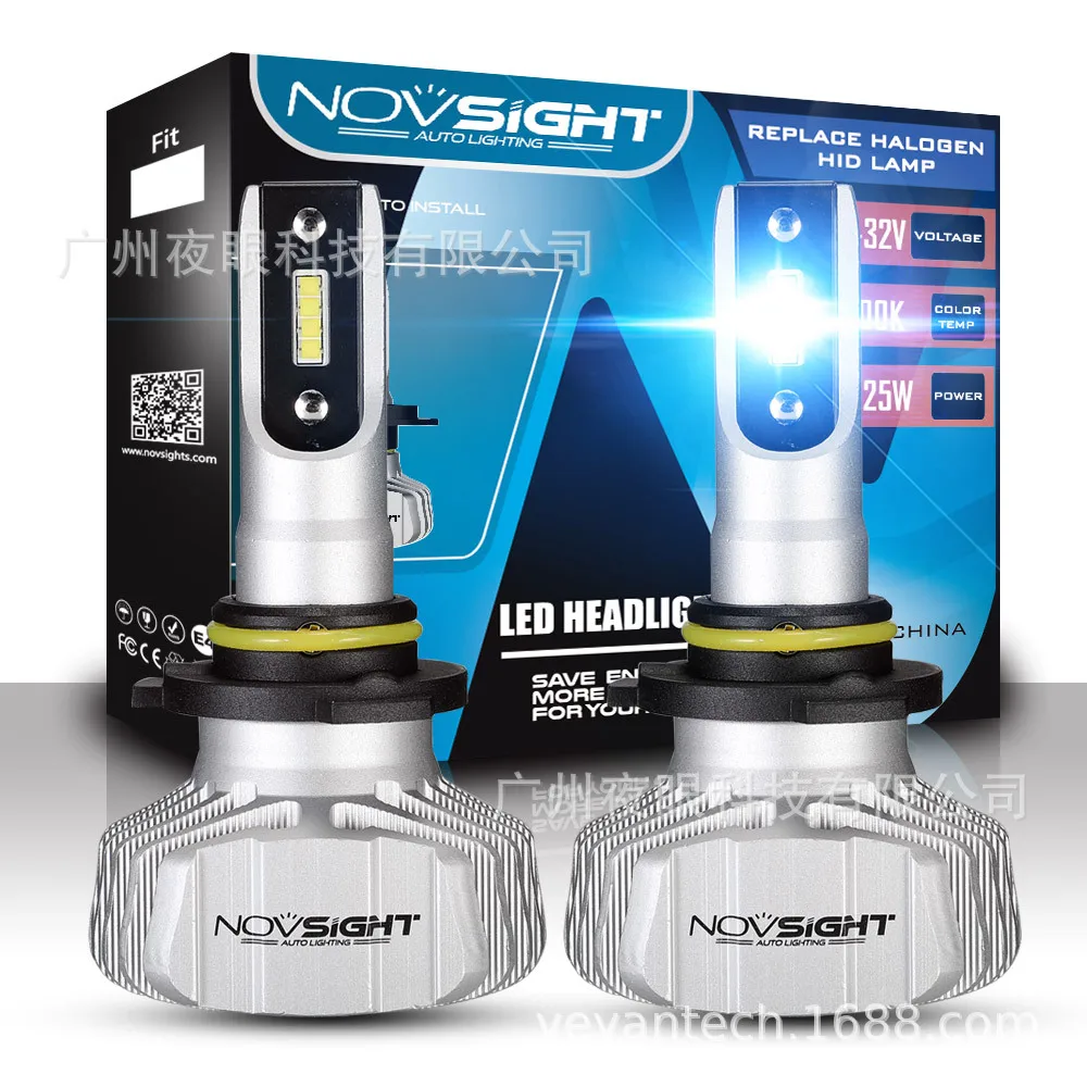 

NOVSIGHT 9005 LED Car Headlights10000LM 6500K 12V 50W LED Car Lights H4 H7 H11 Car Bulbs LED Headlights Car Headlights