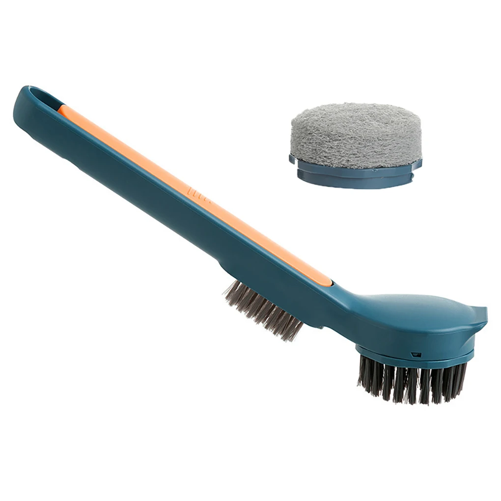 

1PC Kitchen Sponge Brush Scrub Cleaning Brush Descaling Knife Pan Pot Cleaner Strong Decontamination Brushes Kitchen Accessories