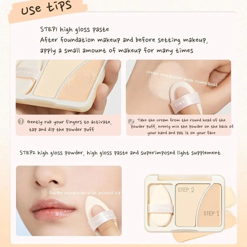 Хайлайтер Judydoll пудра для контура затенение 3D бронзер матовая сказочная макияжа