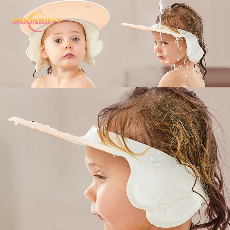 

Безопасная мягкая шапка для купания и мытья волос, шапка для детей