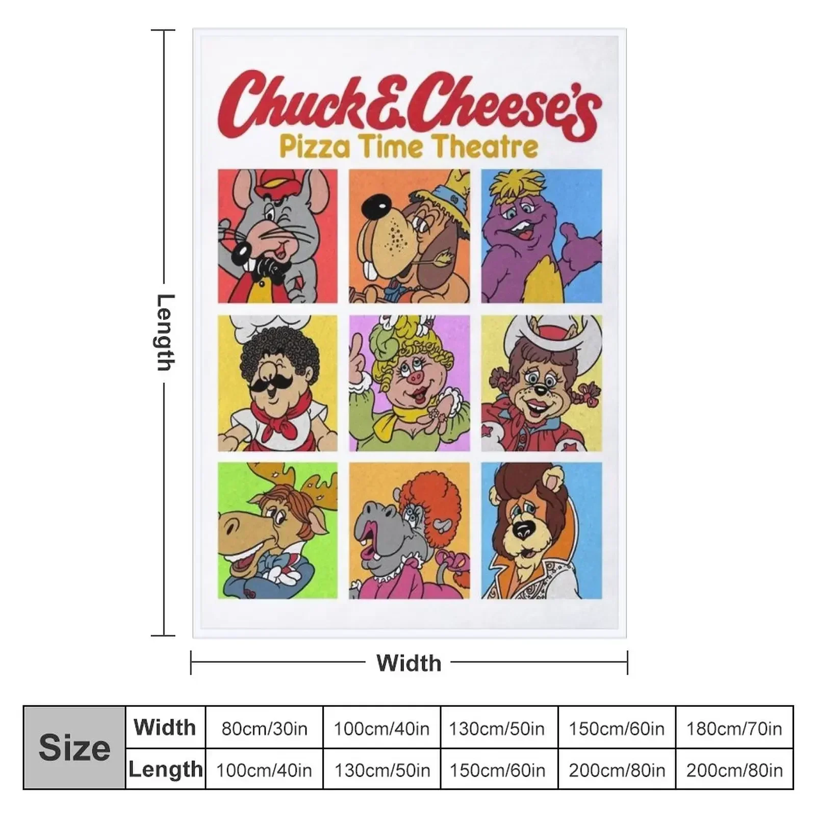 Твое любимое аниматронное одеяло 80-х годов от Chuck E. Cheese's Munch's Make Believe Band тонкие