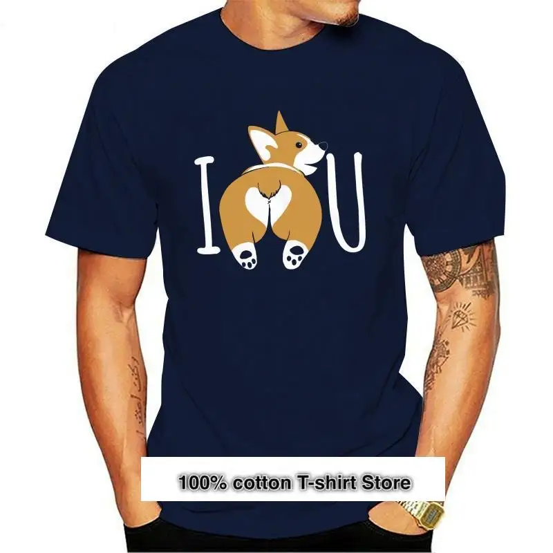 

Camiseta de I Corgi Butt You para hombre, divertida camiseta para amantes de los perros, para chicos