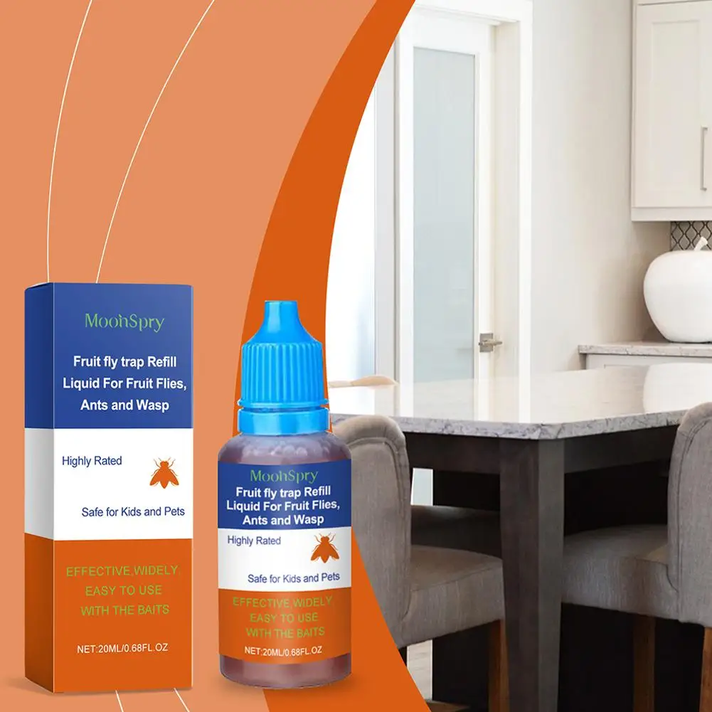 НОВАЯ высококачественная 20 мл жидкая ловушка для заправки фруктовых мух мощный