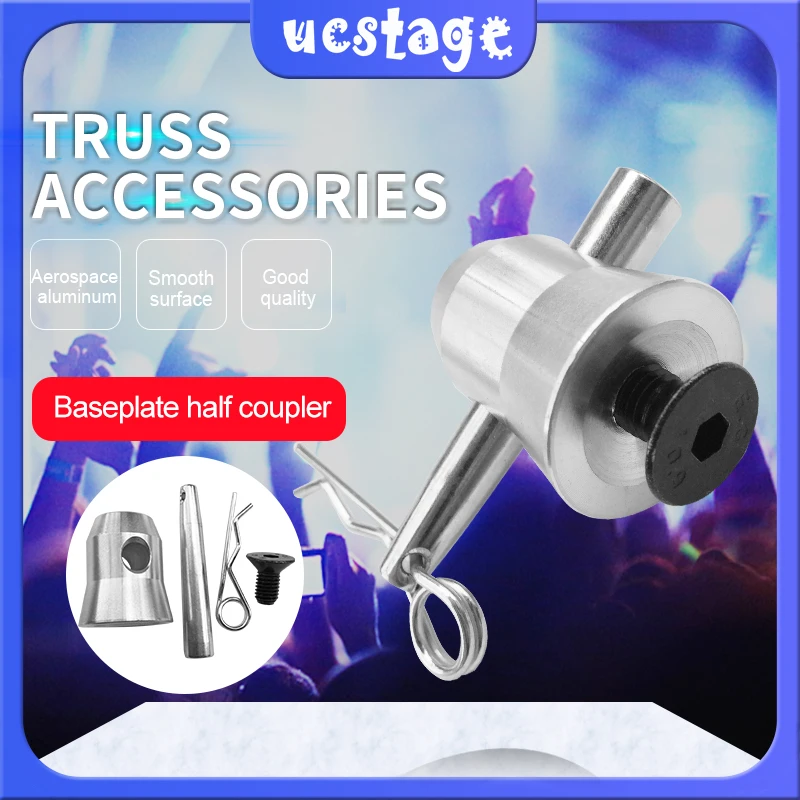 

5PCS Baseplate Half Coupler High Quality Aluminum Truss Half Coupler Truss Baseplate Accessories F24 F34 Optional