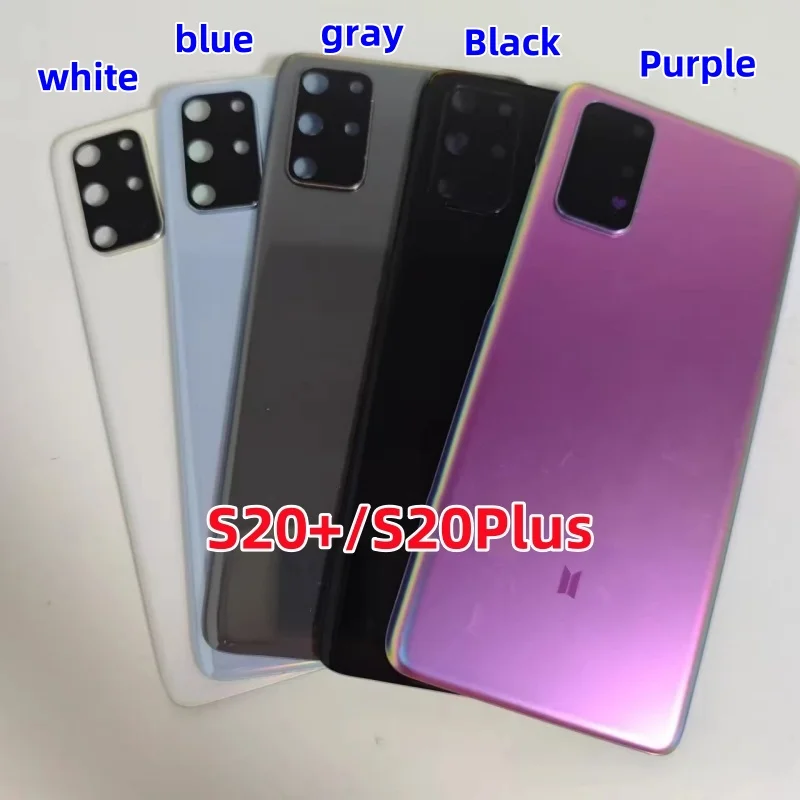 Задняя стеклянная крышка аккумулятора для Samsung Galaxy S20 + S20Ultra S20Plus SM-G9810 G9860 G9880