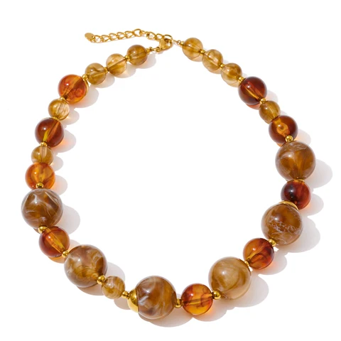 Yhpup ожерелье из искусственного жемчуга