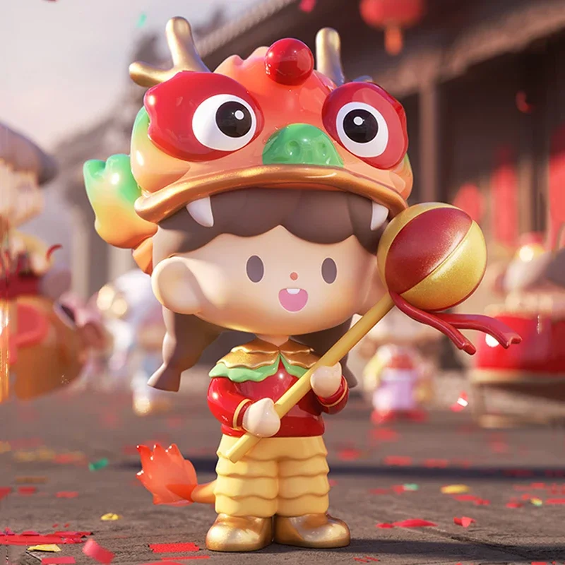 Значение единорога Zzoton Новый год в яблочной деревне серии слепая коробка игрушки