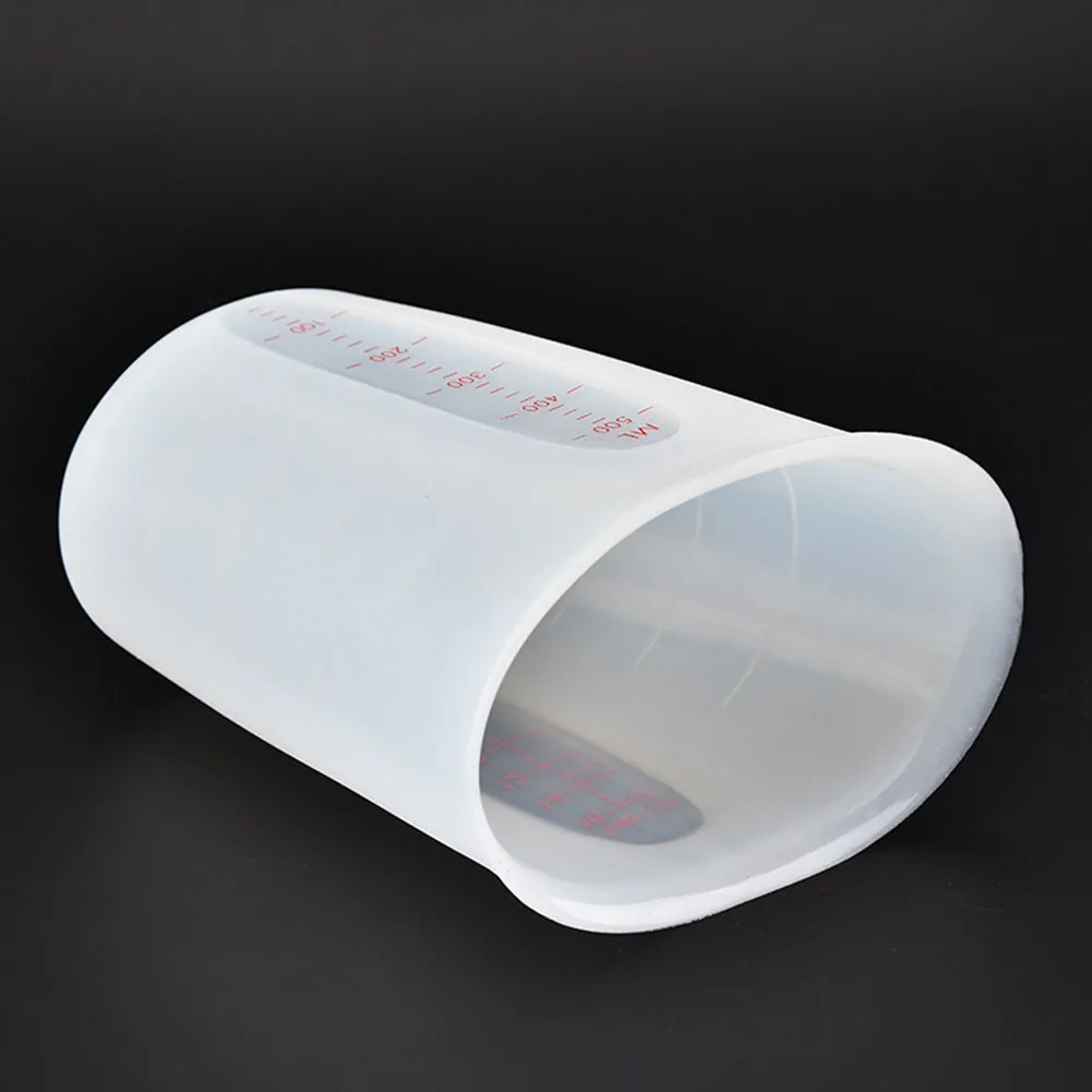 

250/500ml Silicone Measuring Cup Resin Glue DIY Tool Jewelry Measuring Cup Spoon For Kitchen Accessories Drop Ship