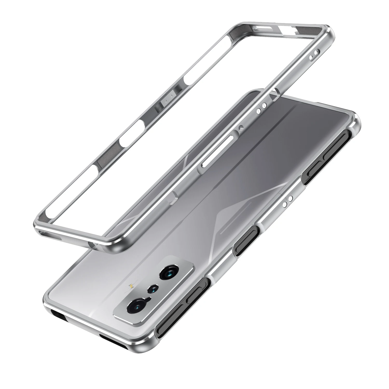 Luxury Skin For Xiaomi Poco F4 GT 5G Case Aluminum Alloy Metal Bumper Frame Slim Protective Cover + Camera Lens Protector
