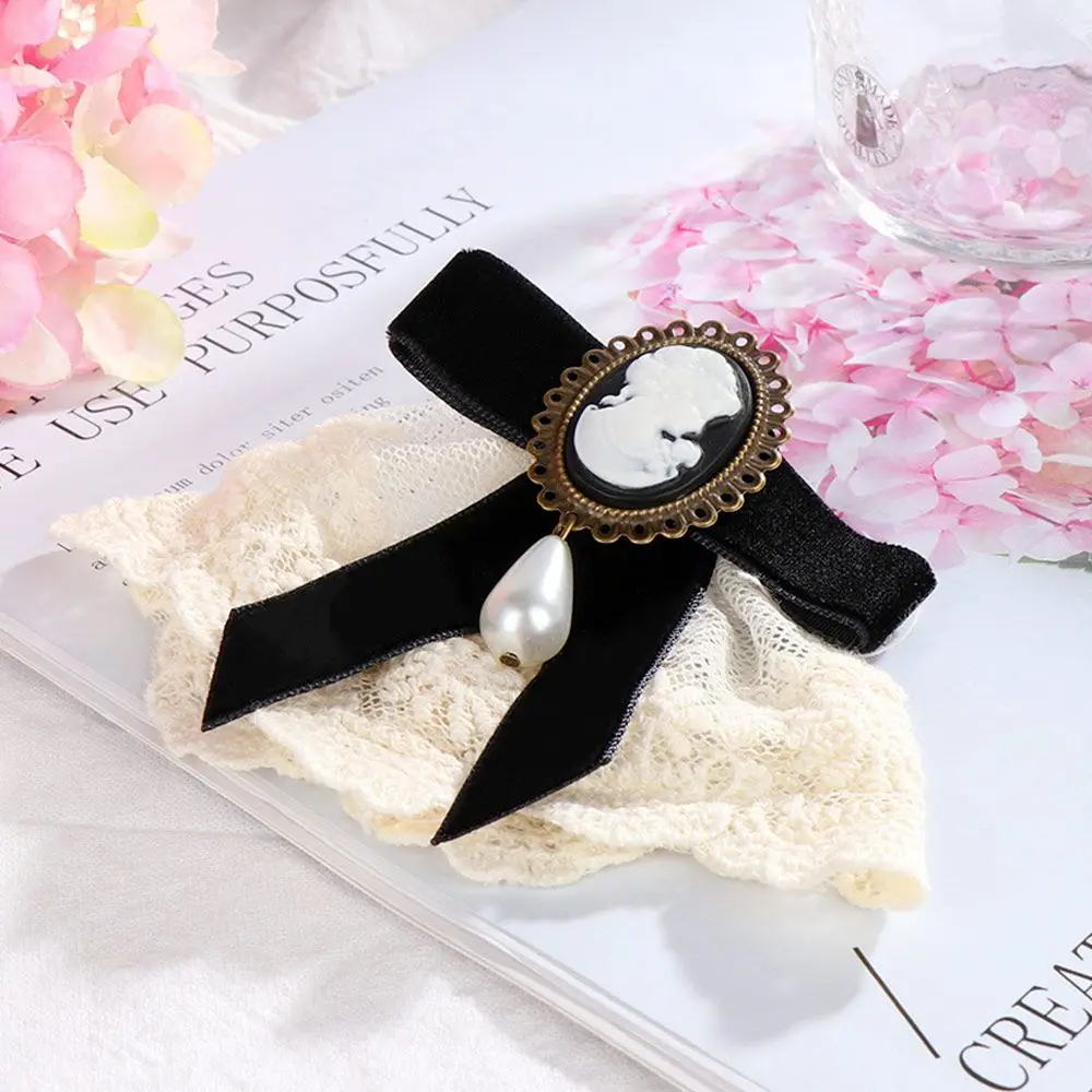 Нежная лента с бантом женская бархатная праздничная брошь для девочек