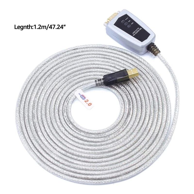 Кабель-переходник с USB на RS422 RS485 последовательным портом 1 2 м |
