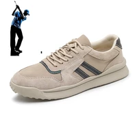 mens golf shoes mens sand grey mesh breathable outdoor comfort golf sneakers mens walking sneakers mens golf sneakers