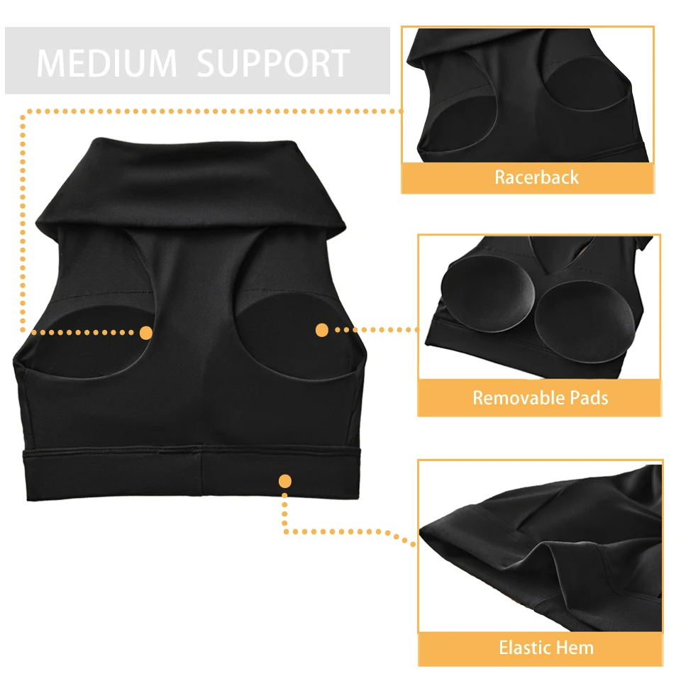 Женский укороченный топ для тенниса и тренировок со встроенным бюстгальтером