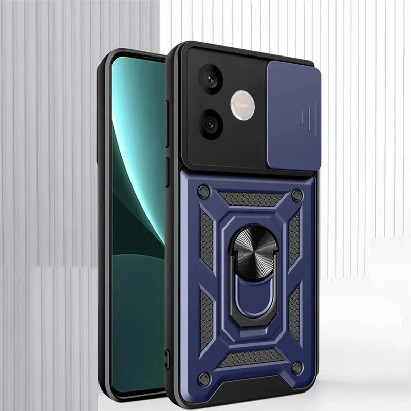 Фото Чехол Skinlee для Honor 600E Lite Pro с кольцом-держателем и защитным силиконовым чехлом для Honor 600E Lite Pro, чехол для телефона №1