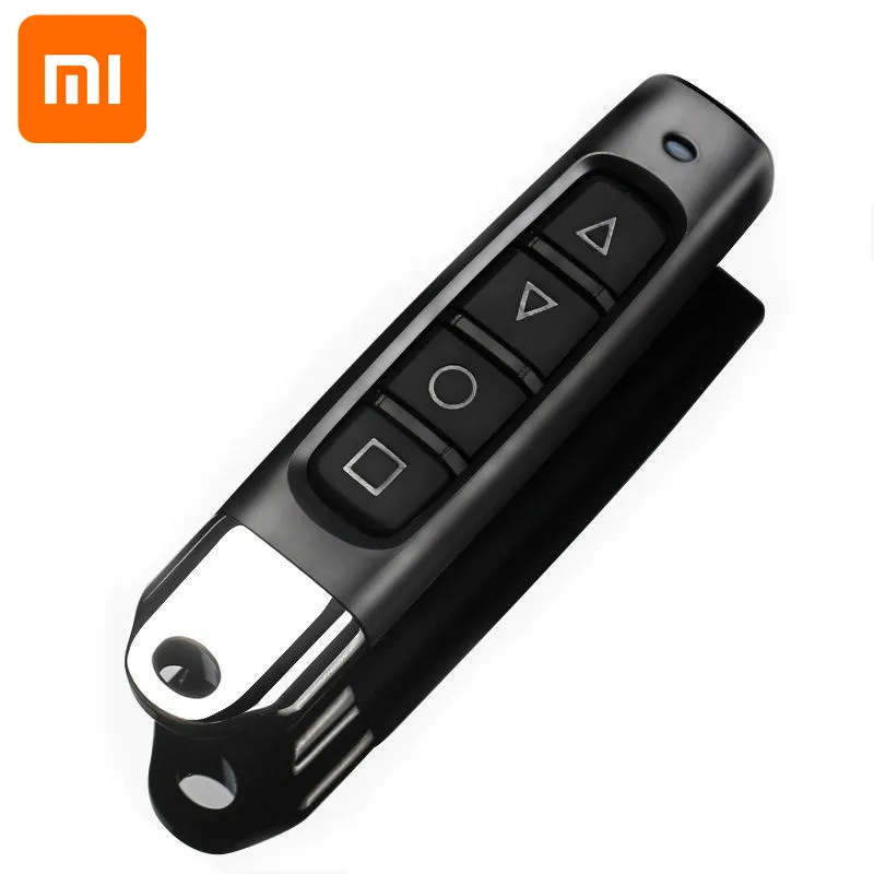 

Xiaomi NEW Wireless 433MHZ Remote Control 4 Channe Garage Gate Door Opener Remote Control Duplicator Clone Cloning Code Car Key