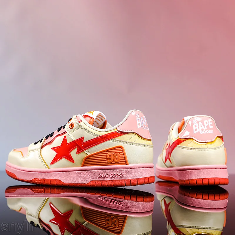2022 China Brand BapeGoose Skate 8 Star Men and Women Sneakers Women Trainers Runners Low Walking Running Shoes