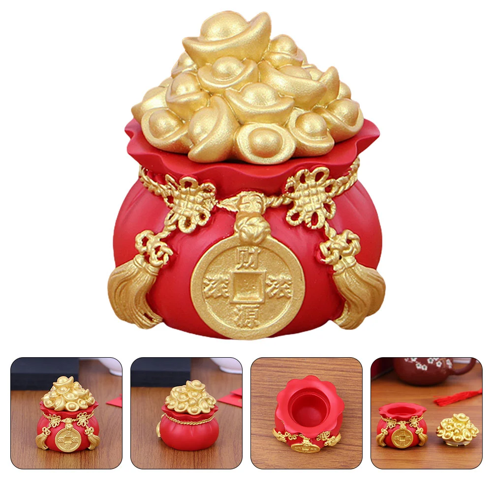 

Home Room New Years Chinese Ornament Tabletop Decoration Money Pouch Ornament for Car Room Home