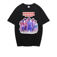 deeptown stranger things t shirt women anime print tshirts eleven upside down graphic american street grunge t shirt summer tops
