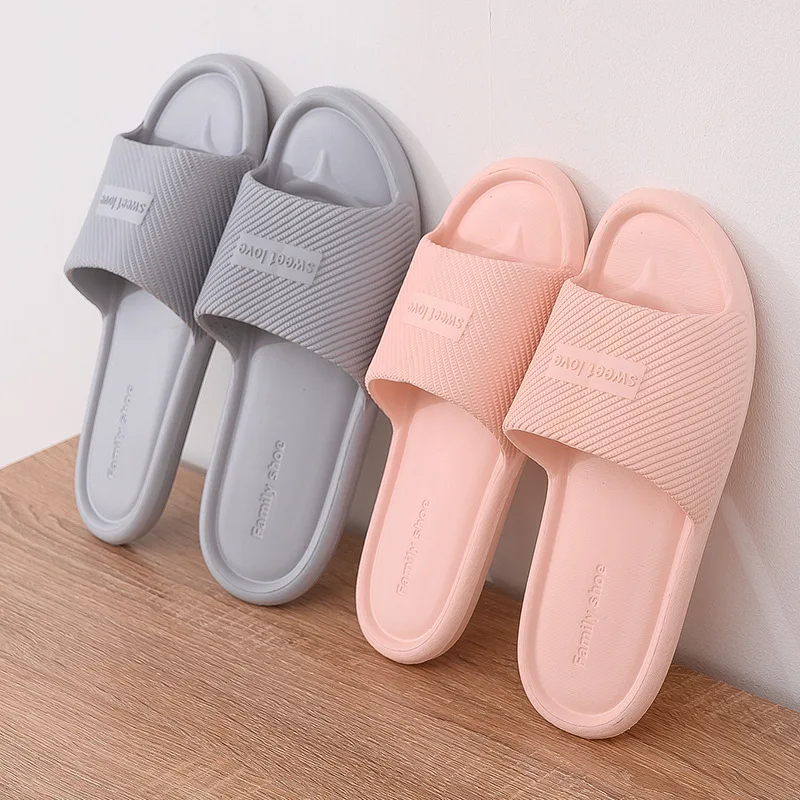 

Women Slippers Couple EVA Home Flip Flops Men's Fashion Ladies Casual Beach Sandals Lightweight Flat Non-Slip Floor Sandals