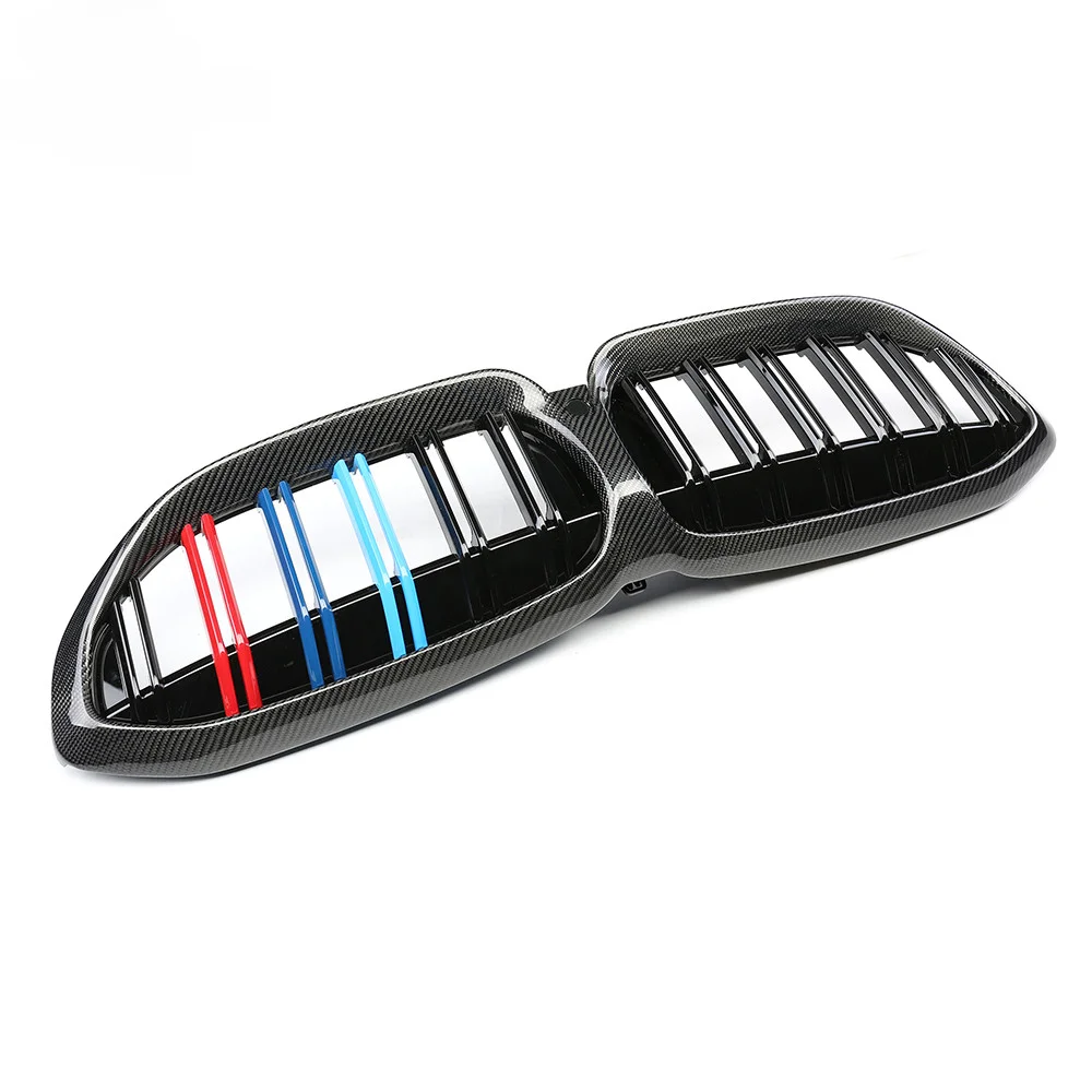 Передняя решетка из углеродного волокна для BMW 3 Ser G20 G21 M Style W/H трехцветная почек