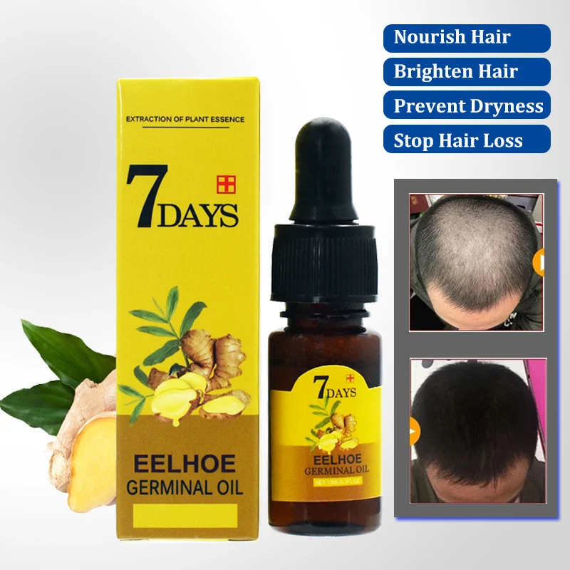 20ml Grow Restoration Bread Oil Serum For Man Woman Anti Hair Loss Prevent Baldness Hair Care