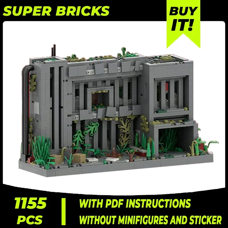 Модель уличного вида Moc строительные блоки отказанная фабрика технология для