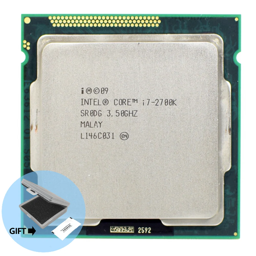 

Бывший в употреблении процессор Intel Core i7 2700K 3,5 ГГц четырехъядерный LGA 1155 процессор SR0DG