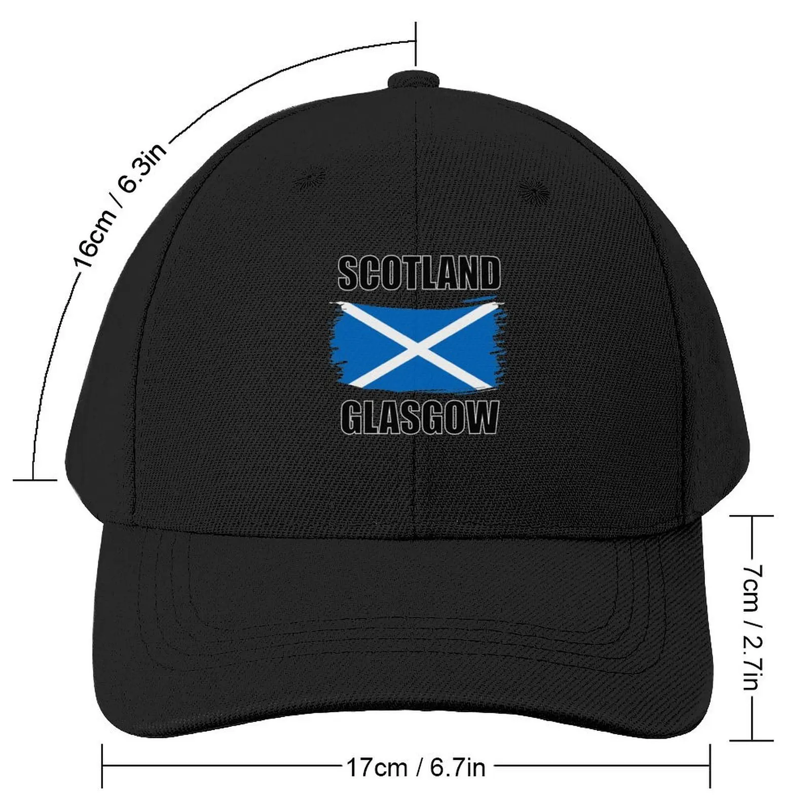 Scotland Glasgow Flag Baseball Cap Luxury Gentleman Hat Women's Hats 2024 Men's