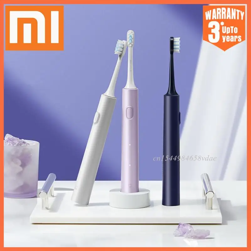 

New XIAOMI Sonic Electric Toothbrush Set T302 4 Brush Heads IPX8 Waterproof MIJIA Wireless Chraging Electronic Tooth Brush