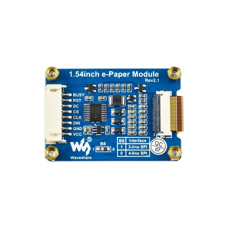1 54 дюймовый SPI E-Ink EPaper E Paper Комплект модуля экрана дисплея для RPI Raspberry Pi Zero 2 WH W 3B Plus