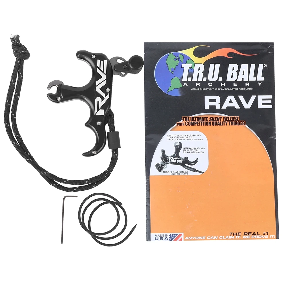 

Grip Archery Trigger Three Fingers Grip Archery Trigger With Wrist Rope Easy To Carry Store bow