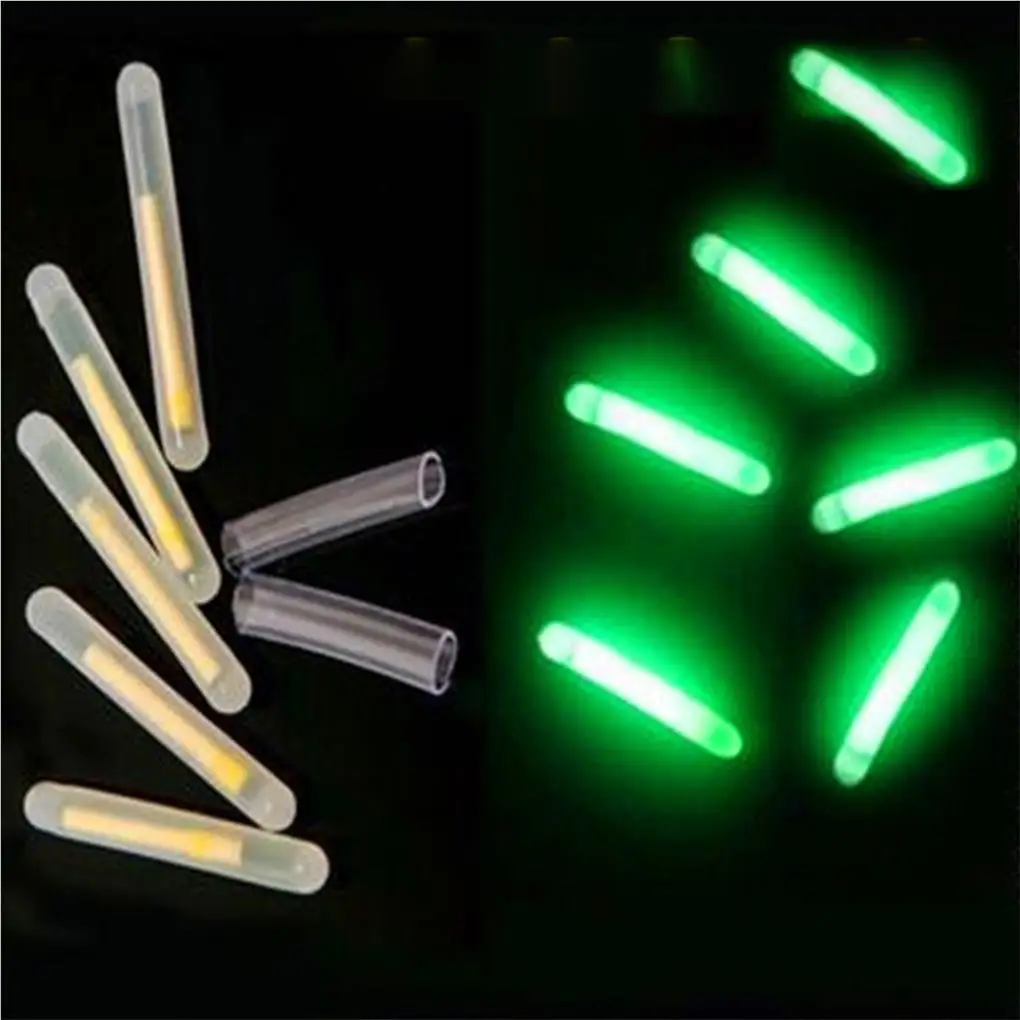 50 шт. поплавки для рыбалки мини-светящиеся палочки краппи терминальные снасти