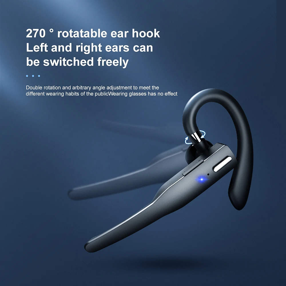 Беспроводные деловые Bluetooth-наушники для вождения HD наушники с микрофоном